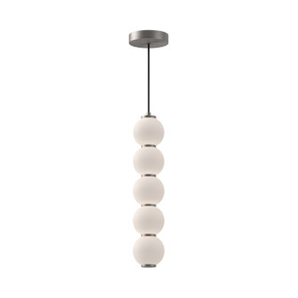 Bijou LED Pendant in Brushed Nickel/Opal Matte Glass (452|PD531515BNOP)
