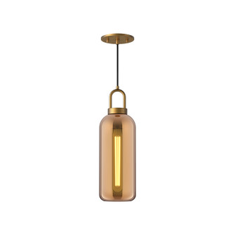 Soji One Light Pendant in Aged Gold (452|PD401505AGCP)