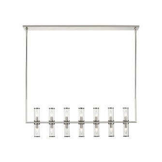 Revolve 14 Light Island Pendant in Clear Glass/Polished Nickel (452|LP309077PNCG)