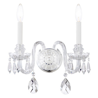 Hamilton Nouveau Two Light Wall Sconce in Silver (53|HA5802N40H)