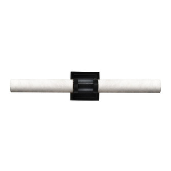Zigrina Two Light Wall Sconce in Satin Brushed Black (360|WS11753E262SBBG9)