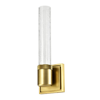 Zigrina LED Wall Sconce in Aged Brass (360|WS11709LED1AGBG5)