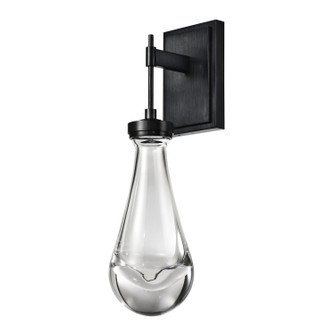 Vaso LED Wall Sconce in Satin Brushed Black (360|WS10908LEDSBB)
