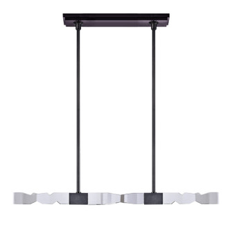 Mamadim LED Linear Pendant in Satin Brushed Black (360|PL11348LED492x2SBB)
