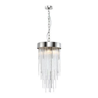 Waterfall Four Light Pendant in Polished Nickel (360|P300094PN)