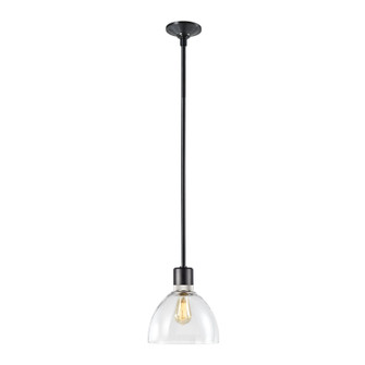 Zigrina One Light Pendant in Satin Brushed Black (360|P11708E26SBBKPNG12)