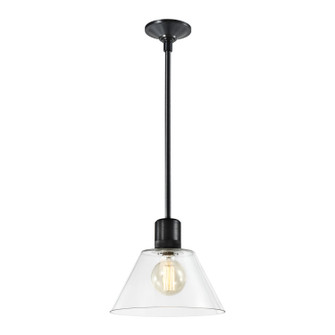 Zigrina One Light Pendant in Satin Brushed Black (360|P11708E26SBBG13)