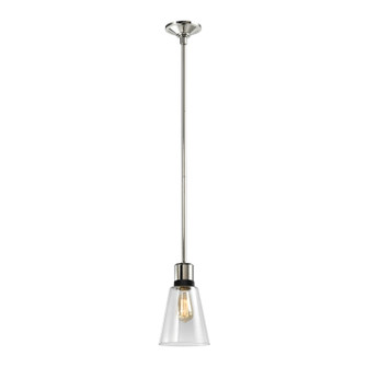 Zigrina One Light Pendant in Polished Nickel (360|P11707E26PNKSBBG16)