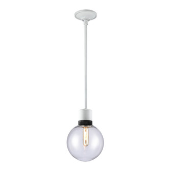 Zigrina One Light Pendant in Matte White (360|P11706E26MWKSBBG11)