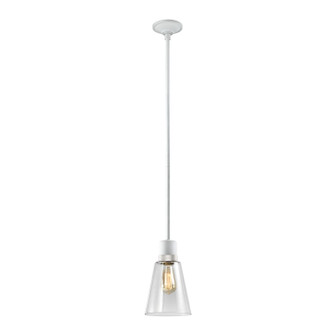 Zigrina One Light Pendant in Matte White (360|P11706E26MWKPNG16)