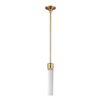 Zigrina One Light Pendant in Aged Brass (360|P11705E26AGBG7)