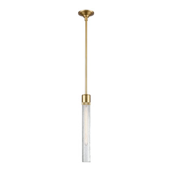 Zigrina One Light Pendant in Aged Brass (360|P11705E26AGBG6)