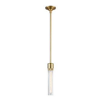 Zigrina One Light Pendant in Aged Brass (360|P11705E26AGBG1)