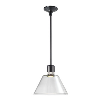 Zigrina LED Pendant in Satin Brushed Black (360|P11704LEDSBBKPNG13)