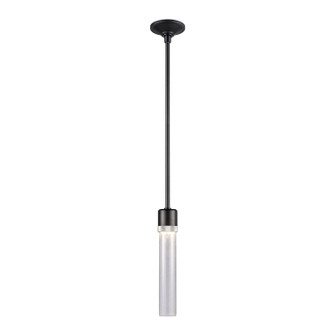 Zigrina LED Pendant in Satin Brushed Black (360|P11704LEDSBBKPNG1)
