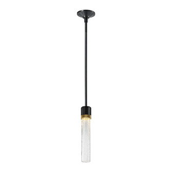 Zigrina LED Pendant in Satin Brushed Black (360|P11704LEDSBBKAGBG5)