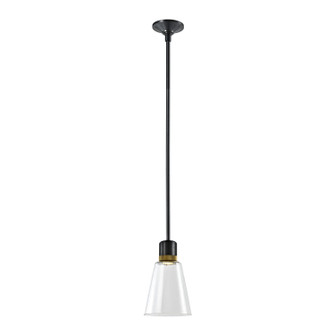 Zigrina LED Pendant in Satin Brushed Black (360|P11704LEDSBBKAGBG16)