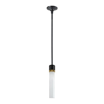 Zigrina LED Pendant in Satin Brushed Black (360|P11704LEDSBBKAGBG1)
