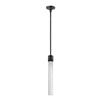 Zigrina LED Pendant in Satin Brushed Black (360|P11704LEDSBBG6)