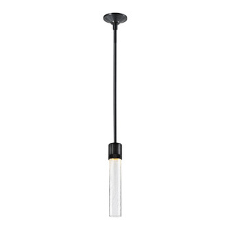 Zigrina LED Pendant in Satin Brushed Black (360|P11704LEDSBBG5)