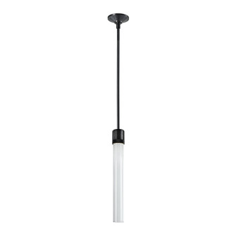 Zigrina LED Pendant in Satin Brushed Black (360|P11704LEDSBBG2)