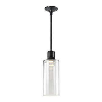 Zigrina LED Pendant in Satin Brushed Black (360|P11704LEDSBBG14)