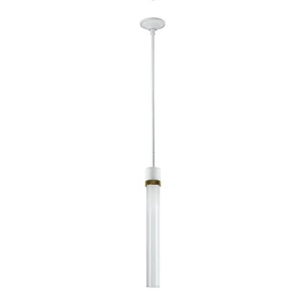 Zigrina LED Pendant in Matte White (360|P11702LEDMWKAGBG2)
