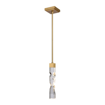 Mamadim LED Mini Pendant in Aged Brass (360|MP11301LED2x2AGB)