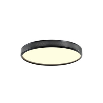 Zigrina LED Flush Mount in Satin Brushed Black (360|FM11747LED12SBB)