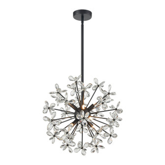 Adelle Eight Light Pendant in Matte Black (360|CD102128MBK)