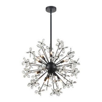 Adelle 12 Light Pendant in Matte Black (360|CD1021012MBK)