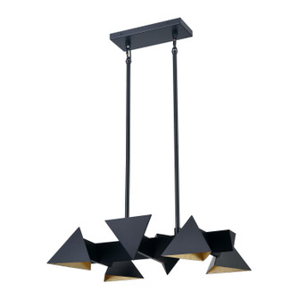 Avante Six Light Linear Pendant in Matte Black (360|CD100336MBK)