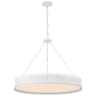 Leslie LED Chandelier in Plaster White (268|SK5207PWFA)