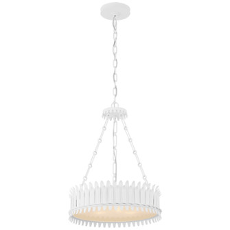 Leslie LED Chandelier in Plaster White (268|SK5205PWFA)