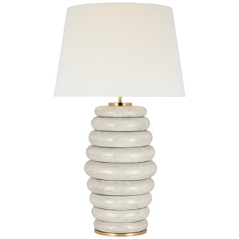Phoebe LED Table Lamp in Antiqued White (268|KW3621AWCL)