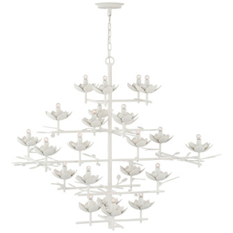 Clementine LED Chandelier in Plaster White (268|JN5162PW)