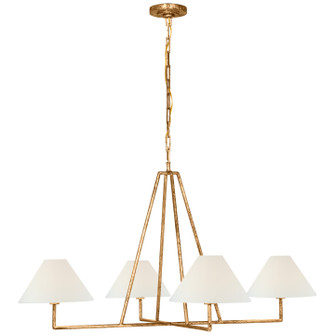 Ashton LED Chandelier in Gilded Iron (268|CHC5335GIL)