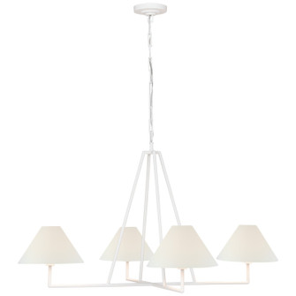 Ashton LED Chandelier in Plaster White (268|CHC5335PWL)