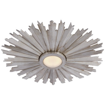 Claymore LED Flush Mount in Burnished Silver Leaf (268|CHC4404BSL)
