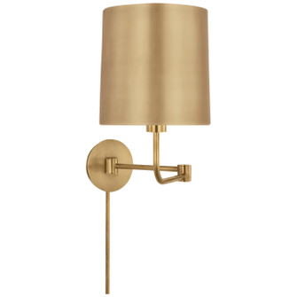 Go Lightly LED Swing Arm Wall Light in Soft Brass (268|BBL2095SBSB)