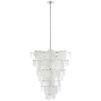 Loire 12 Light Chandelier in Polished Nickel (268|ARN5452PNCSG)