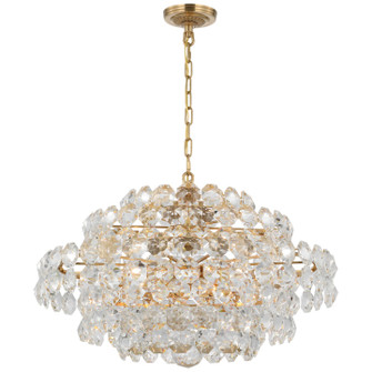 Sanger 12 Light Chandelier in Hand-Rubbed Antique Brass (268|ARN5105HABCG)