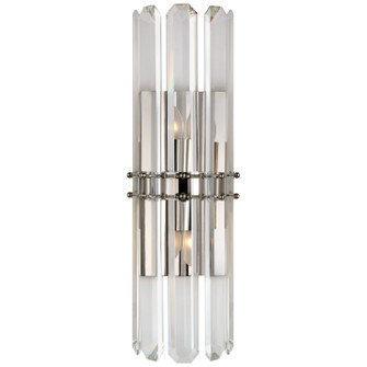 Bonnington Two Light Wall Sconce in Polished Nickel (268|ARN2125PNALB)