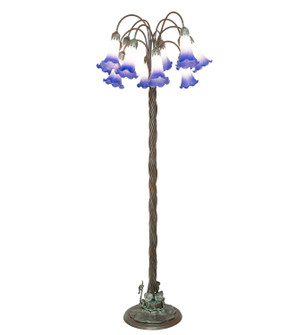 Blue/White 12 Light Floor Lamp in Bronze (57|262131)