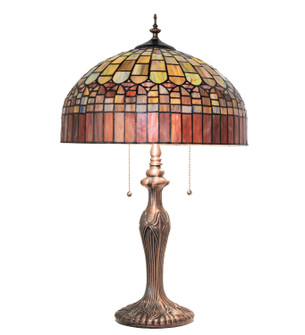 Tiffany Candice Two Light Table Lamp in Mahogany Bronze (57|268772)