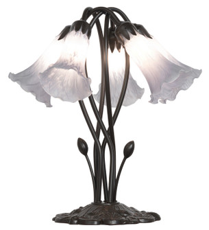 Gray Five Light Table Lamp in Mahogany Bronze (57|262225)