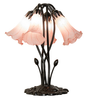 Pink Five Light Table Lamp in Mahogany Bronze (57|262216)