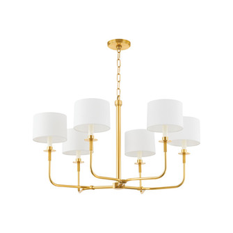 Paramus One Light Chandelier in Aged Brass (70|9136AGB)