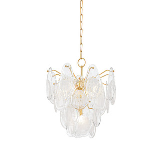 Darcia Five Light Chandelier in Aged Brass (70|8305AGB)