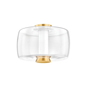 Beau LED Flush Mount in Aged Brass (70|2814AGB)
